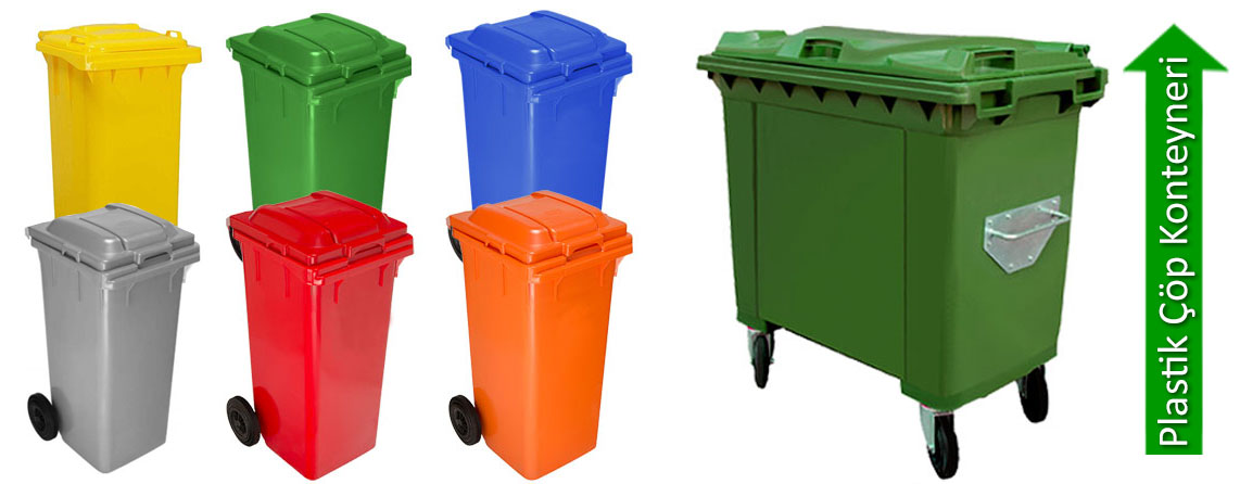 plastik çöp konteynerları
